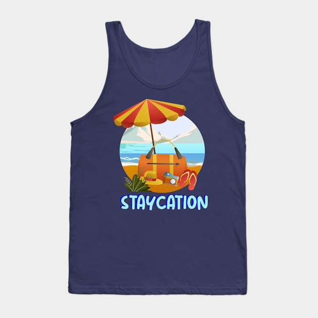 Staycation Tank Top by AlbertoTand